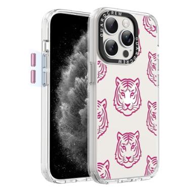 Imagem de GuardCrew Capa para iPhone 15 Pro Max, [proteção contra quedas de grau militar de 3,5 m à prova de colisão] [antiamarelamento e antidescasca] capa de telefone fina à prova de choque transparente de