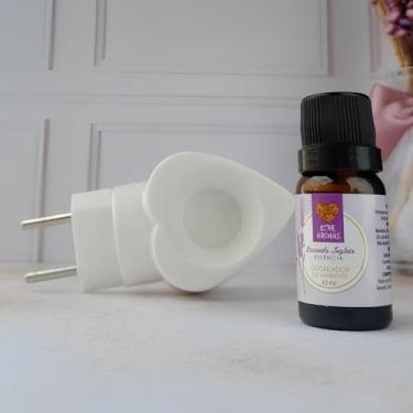 Imagem de Kit Difusor Elétrico + 2 Essências Aromáticas Floral Brisa Branco