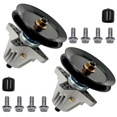 Imagem de BZJUNQI 618-09260 Conjunto de eixo de deck de cortador de grama de 106 cm compatível com Cub Cadet ZT1-42 ZTS1-42 MTD Craftsman Z5200 Troy Bilt Mustang Z42 42 polegadas Decks Zero Turn Mower