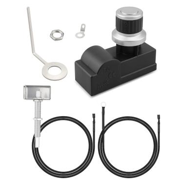 Imagem de Quwfesudy Kits de ignição AA eletrônico AA 2 Saídas para Broilmaster Grill Série D Série P, kit de gerador de faísca DPP20 e caixa coletor de eletrodos, sem bateria