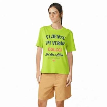 Imagem de Blusa Colcci Estampa Fluente Em Verão-Feminino