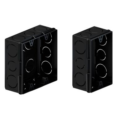 Imagem de Caixa PVC Embutir Preto - Legrand | 4x4 Cod. 689045