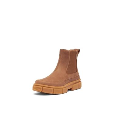 Imagem de Sorel Bota feminina Explorer Strt Chelsea Fashion, Veludo bronzeado/chiclete 2, 42