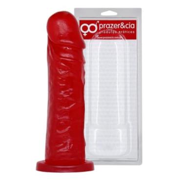 Imagem de Prótese Realística Aromatizada 17,5 X 3,9 Cm Pênis Realista Dildo Penetrável G7SBSVCH (MORANGO)