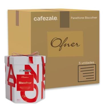Imagem de Panettone Ofner Biscofner Kit 5 unidades 1kg