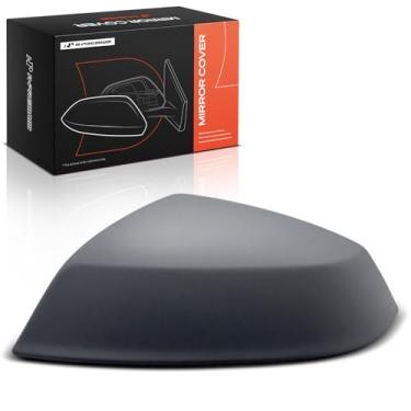 Imagem de A-Premium Tampa do espelho retrovisor do lado do motorista - compatível com Audi Q5 SQ5 2018-2024 - cinza preparado, com orifício de seta, com versão Blis Hole