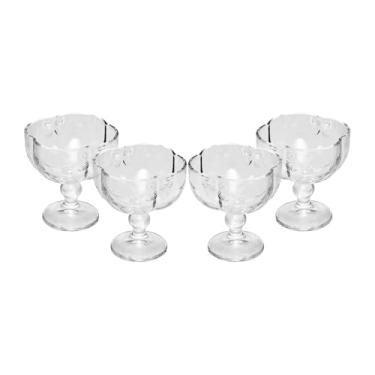 Imagem de WOLFF - Conjunto 4 Taças para Sobremesa de Vidro Butterfly