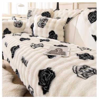 Imagem de SPXMQSS Capa de sofá para secional, capas de assento de sofá, universais antiderrapantes de canto, capas de sofá em forma de L, capas de almofada de sofá para sala de estar 90 x 120 cm