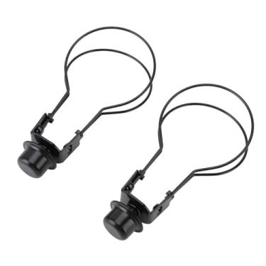 Imagem de Hyuduo Adaptador de Clipe de Lâmpada 2 Pçs Kit de Suporte de Harpa de Sombra de Lâmpada de Metal, Adaptador de Abajur Com Clipe para de Chão de Mesa (#11)