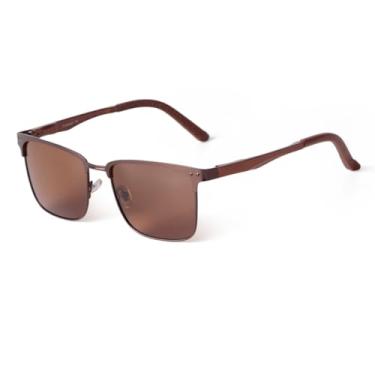 Imagem de HCHES Óculos de Sol Masculino UV400 Polarizados Moda Feminina para Dirigir (3)