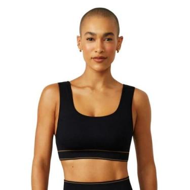 Imagem de Top Comfort Decote Reto Sem Costura - Hope, Preto, M