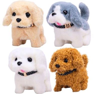 Imagem de Cachorrinho de Pelúcia C/ Som e Movimento Pets Sortidos - Castela