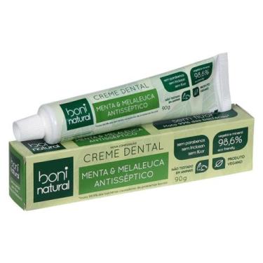Imagem de Creme Dental Menta e Melaleuca Boni Natural 90g