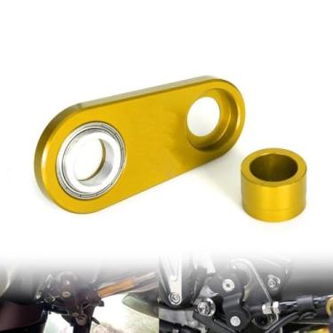 Imagem de GUANYMOTOR GSX1300R alavanca de mudança de marcha esquerda compatível com Hayabusa GSX 1300R 2022 2023 2024 acessórios de estabilizador de câmbio de motocicleta off-road CNC (dourado)