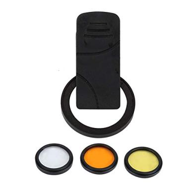 Imagem de Alomejor Lente de Câmera Olho de Peixe para Telefone, Lente Macro de Filtro Duplo Com Filtros Laranja Amarelo para Aquário e Fotografia de Peixes Abaixo de 8cm