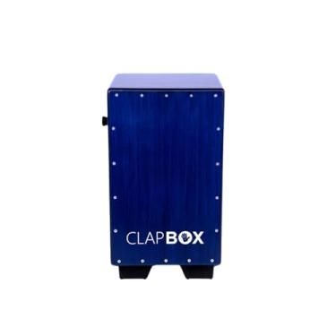 Imagem de Clapbox Cajon ajustável (tamanho portátil) - NÃO FEITO NA CHINA - 3 armadilhas internas | Marca de cajon mais popular on-line (azul)