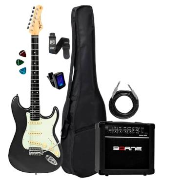 Imagem de Guitarra Elétrica Tagima Tg-500 Bk Escudo Awh + Cubo G30