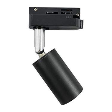 Imagem de LUMINARIA SPOT DICROICA PARA TRILHO BASE GU10 CORPO ALUMINIO PRETO