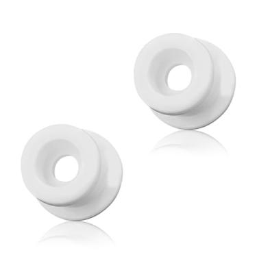 Imagem de SWQS Kit de bucha de cabo de câmbio de 2 peças para Ford Focus MK Edge Fusion Escape Explorer Transit Connect C-Max, kit de reparo de alavanca de conexão de câmbio de transmissão automática substitui