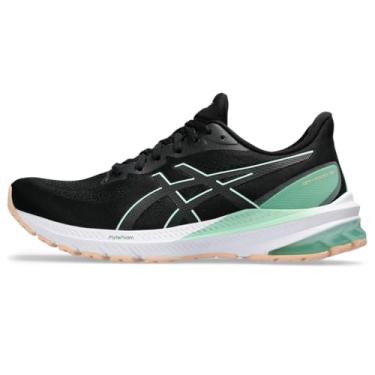 Imagem de ASICS Sapatos femininos GT-1000 12, Preto/Matiz Menta, 11.5