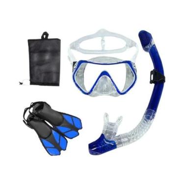 Imagem de Máscara de mergulho e óculos de mergulho conjunto de tubo de natação a