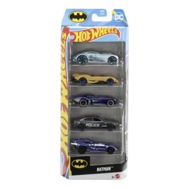 Imagem de Hot Wheels Batman Batmóvel 5 Carros Escala 1:64 - Jbj76 SKU 43066