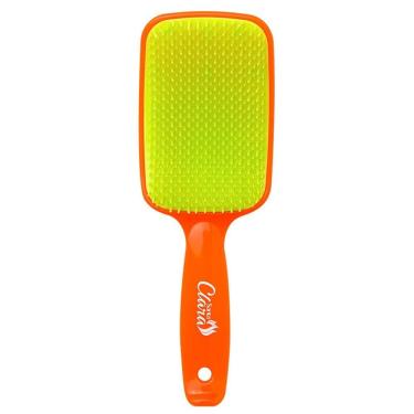 Imagem de Escova de Cabelo Santa Clara Flex Laranja E Verde