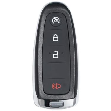 Imagem de MechanMagic Chave de substituição com 4 botões para Edge 2011-2015 Escape Expedition Explorer Flex 2012-2020 Focus Taurus 2014-2017 Controle remoto de entrada sem chave M3N5WY8609 M3N5WY8610