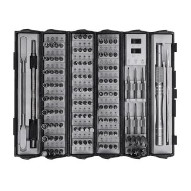 Imagem de Marhynchus Conjunto de Chave de Fenda de Precisão 128 Em 1, Kit de Ferramentas de Reparo Magnético Profissional Com Bits de Aço 116 S2 e Alça Ergonômica, para Computador, Telefone, Laptop,