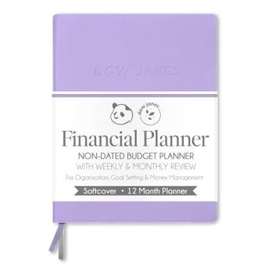 Imagem de Agenda financeira Dow Janes x Panda Planner Budget Planner 2026 – Planejador de orçamento mensal e rastreador de contas, caderno de rastreador de despesas, livro de orçamento, 21 x 28 cm, roxo 120 g