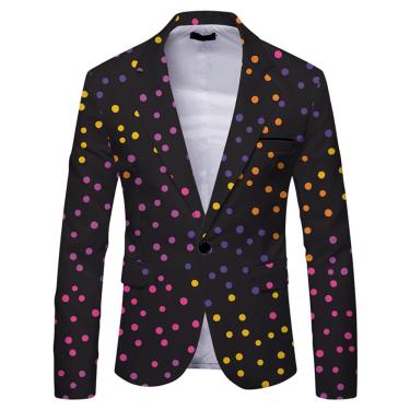 Imagem de Homens Terno Jaqueta Slim Fit Lapela Moda Masculina Blazer Retro Cavalheiro Homens Tendência Terno Casual Festa Banquete Baile, Xel-29, 3XL