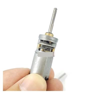 Imagem de Acionador de partida eletrônico de redução de engrenagem 030 DC 3V 5V 12V 150RPM velocidade lenta caixa de engrenagens de metal completo engrenagem de arranque eletrônico 21 mm eixo longo DWBPGVUN