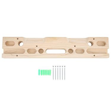 Imagem de Escalada Fingerboard Ferramenta profissional de treinamento de hangboard de madeira para força de preensão e resistência Perfeito para academia em casa e instalação de moldura de