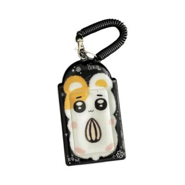 Imagem de Chaveiro Porta-Cards De Ídolos K-Pop De Animais Fofos Para Cartões De 