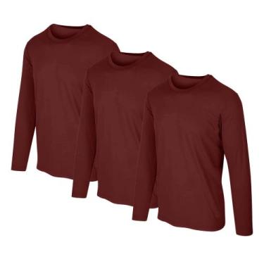 Imagem de Kit 3 Camisetas Proteção Solar Permanente UV50+ Tecido Gelado  Slim Fi