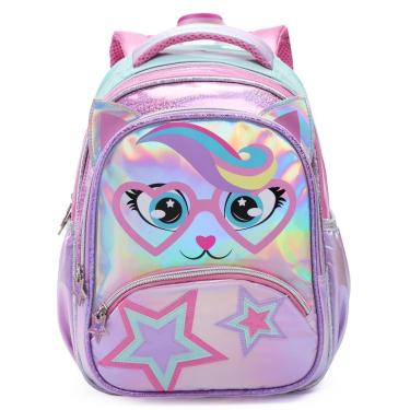 Imagem de MOCHILA INFANTIL ESCOLAR 3D HOLOGRÁFICA-Feminino