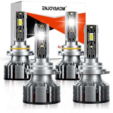 Imagem de ENJOYAKOM Compatível com kits de lâmpadas de neblina Honda Civic 2004 2005 2006 2007 2008 2009 2010 2011 2012 2013 2014 2015, instalação direta de lâmpada de condução, apenas para uso off-road, pacote