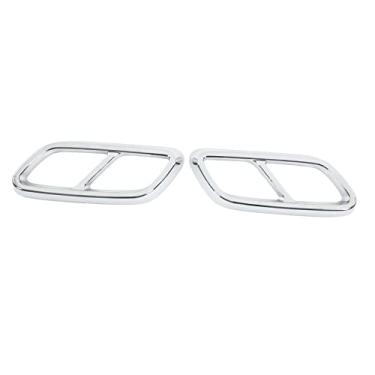 Imagem de Generic Silenciador de Escapamento Traseiro, Durável, Substituição da Tampa do Tubo Traseiro para C-class W206 2021 Up, para Atualização de Carro Estiloso (Prata Galvanizada)