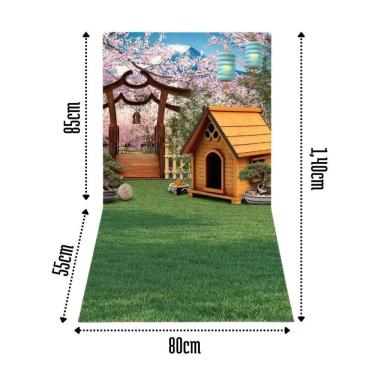 Imagem de Fundo Fotográfico Painel Cenário Pet Shop - Oriental