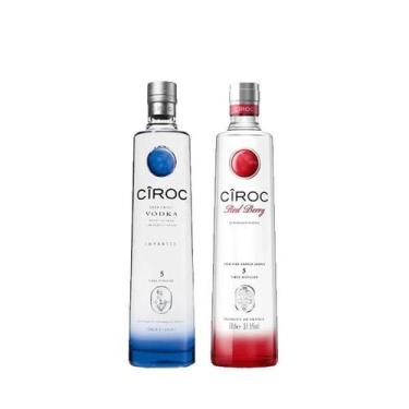 Imagem de Combo 1 vodka ciroc 750ml + 1 vodka ciroc red berry 750ml