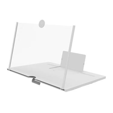 Imagem de Lupa de tela de celular, tela de projetor para celular HD 3D, suporte dobrável para celular com amplificador de tela, suporta todos os smartphones, filmes, vídeos e jogos