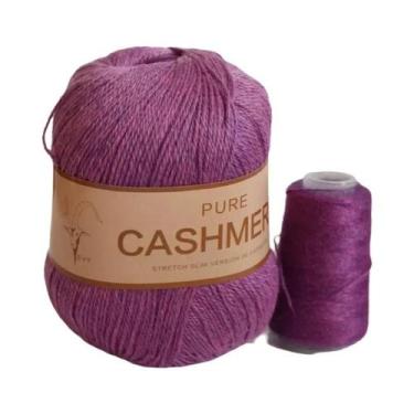 Imagem de Cachecol De Caxemira Tricotado À Mão Para Bebê, Fio Puro Mongol De 70 