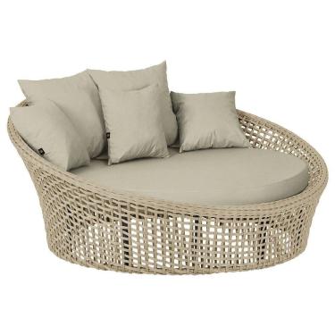 Imagem de Chaise Hungria Pintura Preta Corda Náutica E7 Trama Original Rami