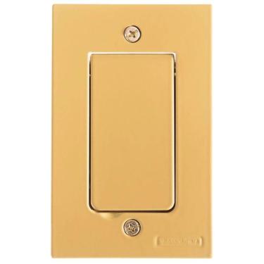 Imagem de Tampa 1 Posto 4x2 Modular Dourada - 26121212 - Tramontina Tampa 1 Posto 4x2 P- Piso Mod Dourada - 26121212 - Tramontina