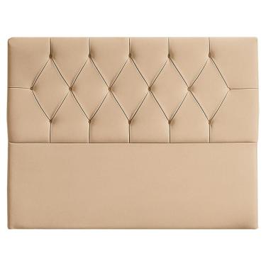 Imagem de Cabeceira Queen 160 Cm Julia Veludo Bege Id Milani Store Bege