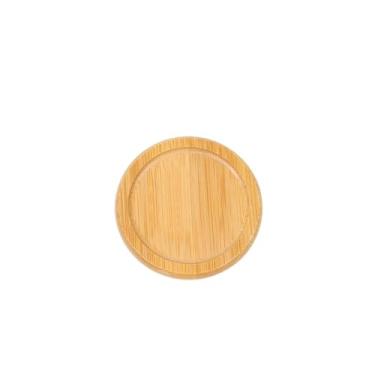 Imagem de Porta-copos de bambu, 5 peças de utensílios de mesa resistentes ao calor, almofada natural antiescaldante, artesanato, bandeja de armazenamento criativa (estilo 5)