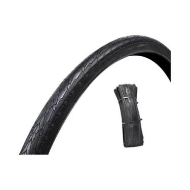 Imagem de Pneu De Bicicleta MTB Gravel Dobrável Preto/Amarelo 60TPI 26 27.5 29 P