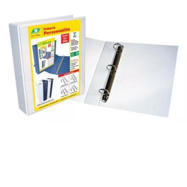 Imagem de Fichário Personnalité Ofício Com 4 Argolas 3360 Branco Acp