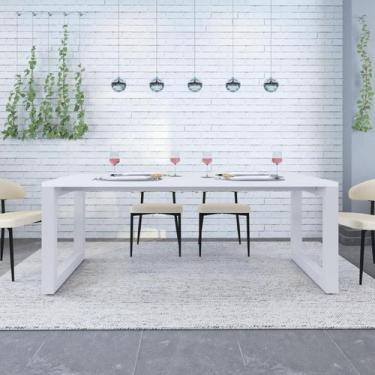 Imagem de Mesa de Jantar Bronx 200cm Est.Branca - Metalig
