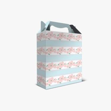 Imagem de Kit 12 Caixa Para Presente Tam G 29x22x9 Com Desenho - NoBrand, Flores